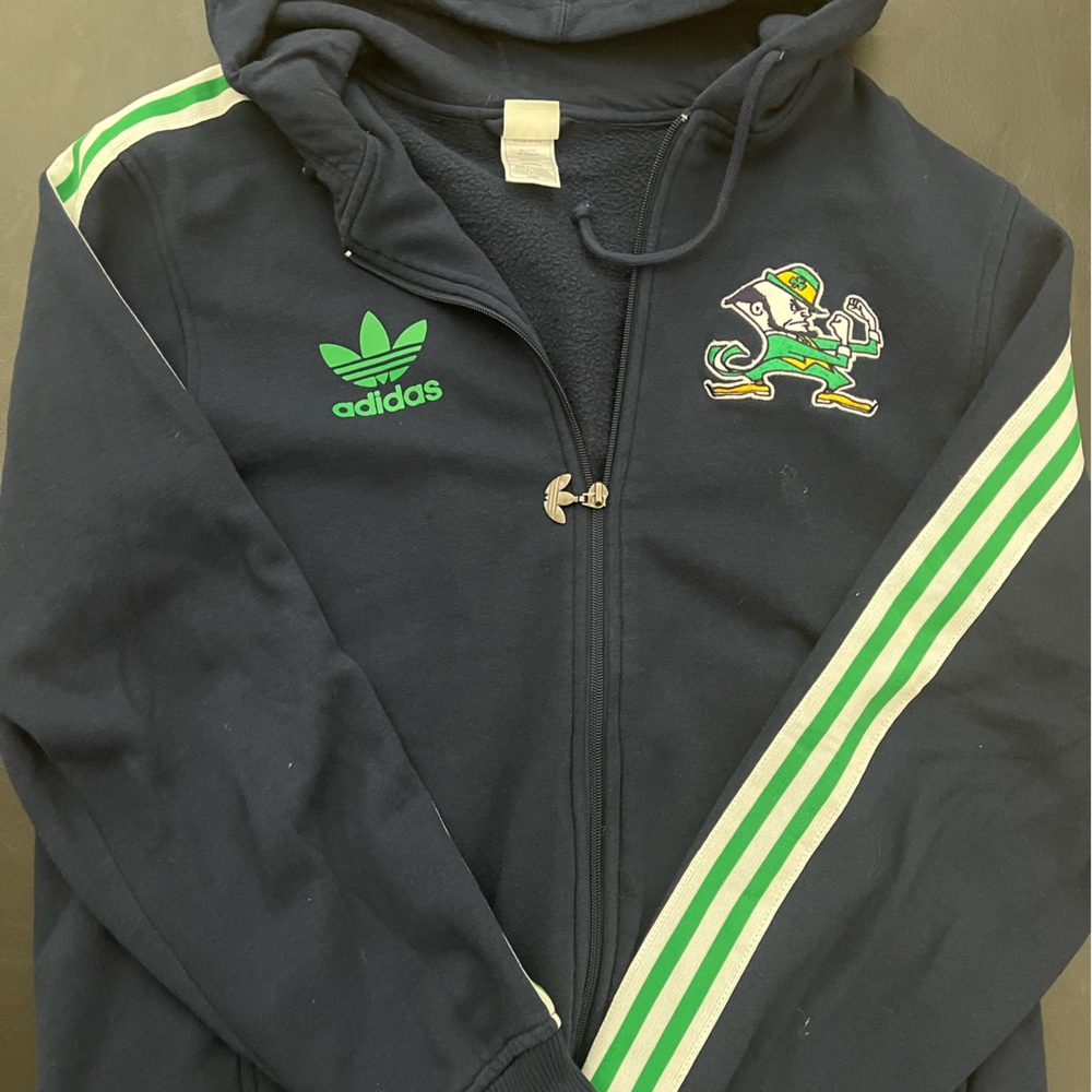 Men’s Adidas Notre Dame Zip Up